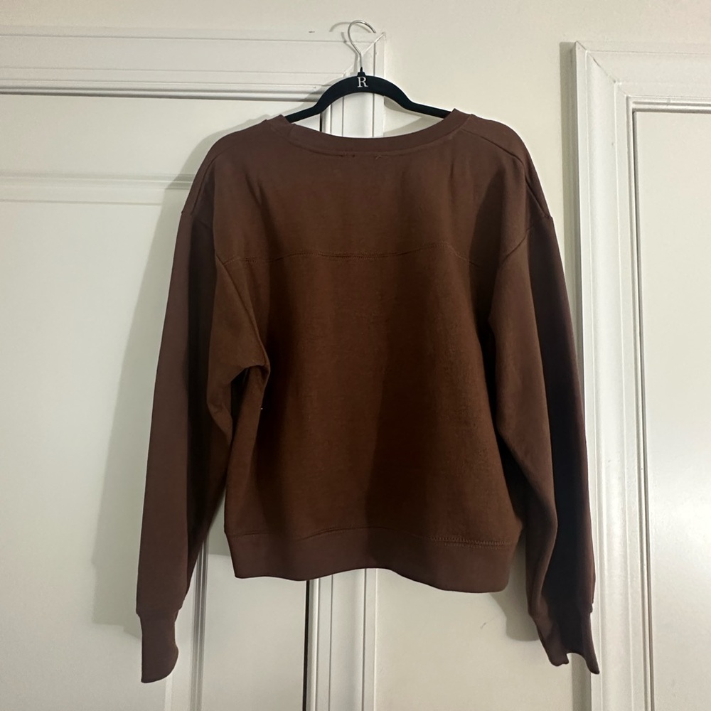 Zara brown sweatshirt
